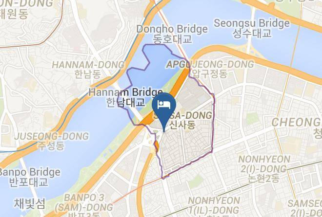 Gangnamgu - Samhwa Tourist Hotel Maps