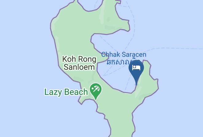 Preah Sihaknuk Town - Samloem Laguna Resort Maps
