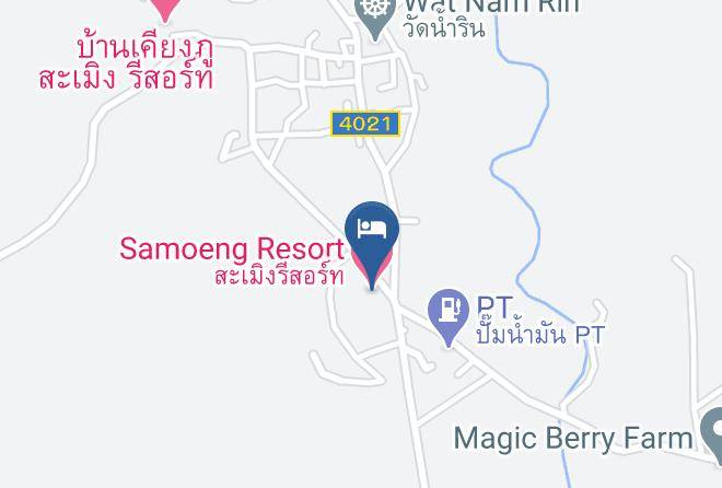 Amphoe Samoeng - Samoeng Resort Maps