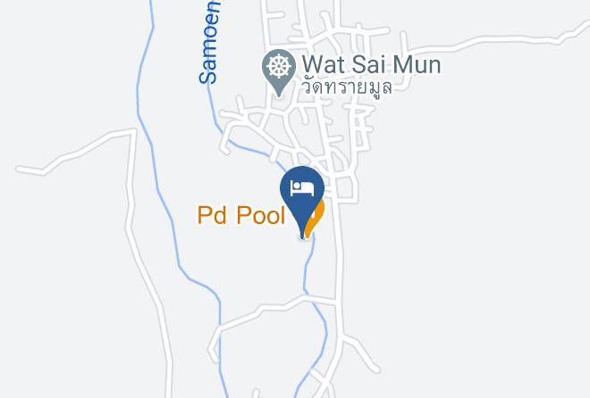 Amphoe Samoeng - Samong Fishing Park Maps