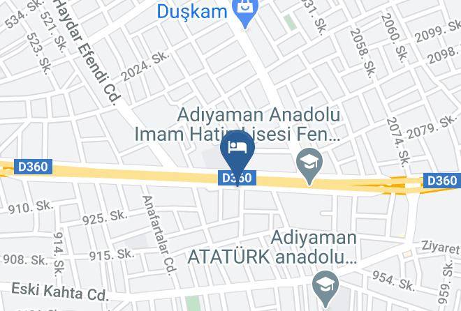Adiyaman Bahcelievler - Samos Otel Maps