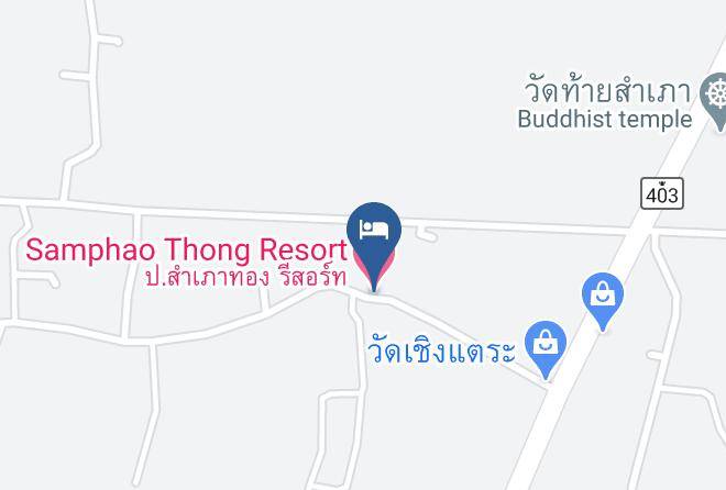 Amphoe Phra Phrom - Samphao Thong Resort Maps