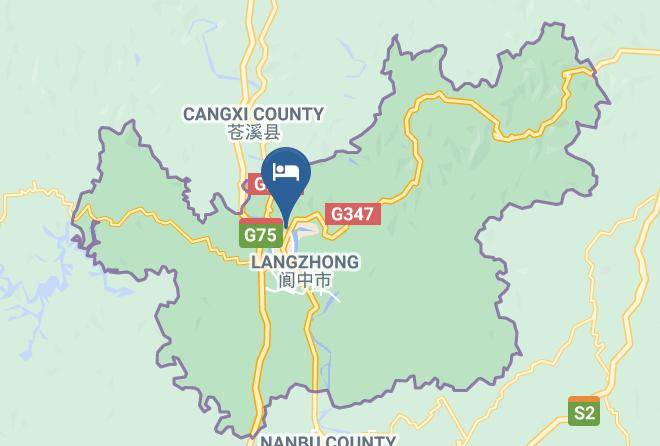 Samsara Hotel Langzhong Map