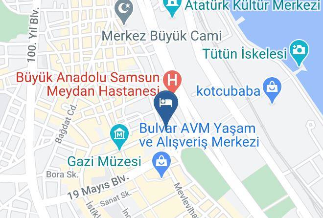 Ilkadim - Samsun Otel Vidinli Maps