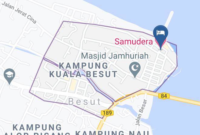 Daerah Besut - Samudera Hotel Maps