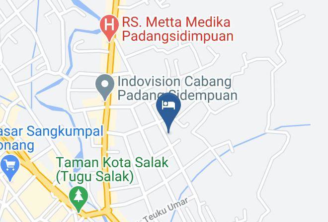Kota Padang Sidempuan - Samudera Hotel Maps
