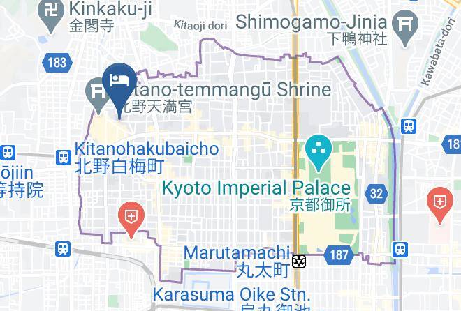 Kyoto City Kamigyo Ward - Samurai Suite 1 Maps