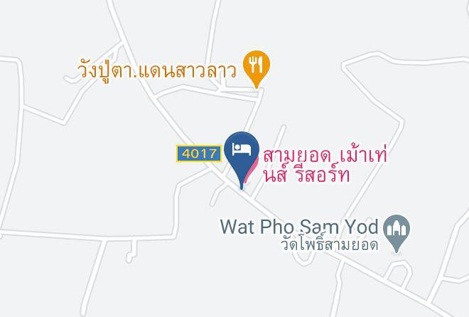 Amphoe Khemmarat - Samyod Mountain Resort Maps