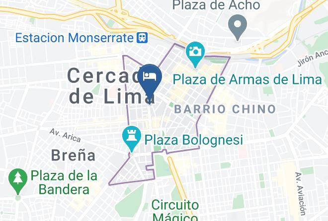 Lima - San Agustin Riviera Hotel Maps