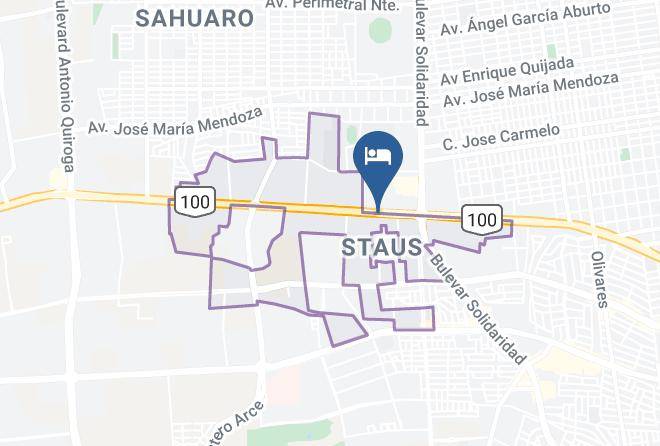 Hermosillo - San Angel Hotel Maps