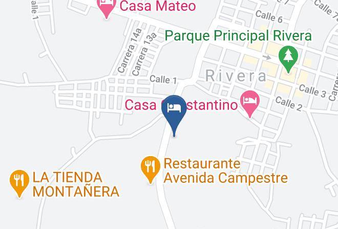 Rivera - San Angel Hotel Maps