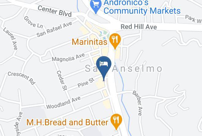 Marin - San Anselmo Inn Maps