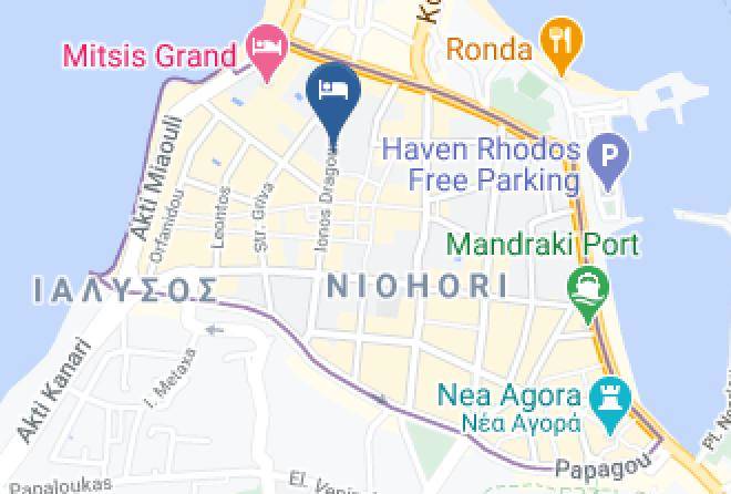 Dodecanese - San Antonio Apt Hotel Maps