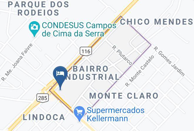 Vacaria - San Bernardo Park Hotel Maps