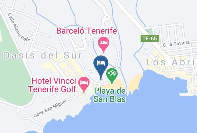 San Blas Nature Resort Golf Map
