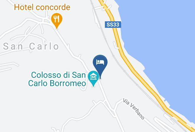 Novara - Ristorante San Carlo Maps