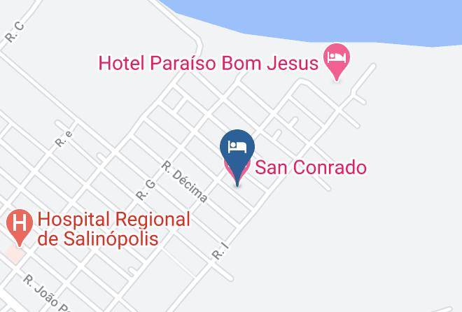 Salinopolis - San Conrado Hotel Maps