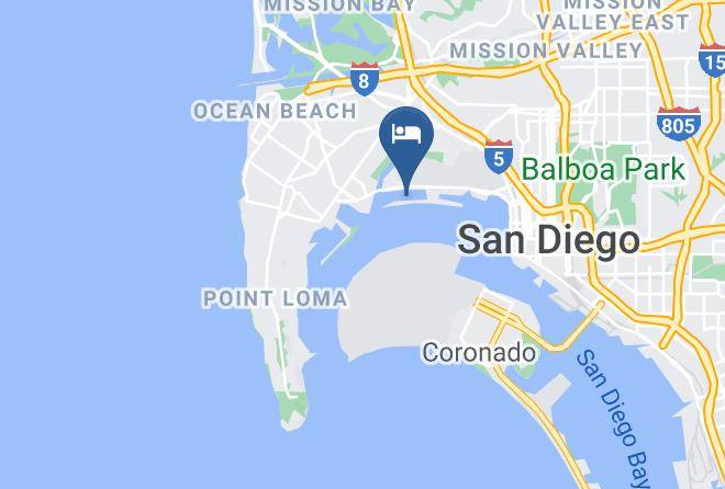 San Diego - San Diego Bay Vacation Maps