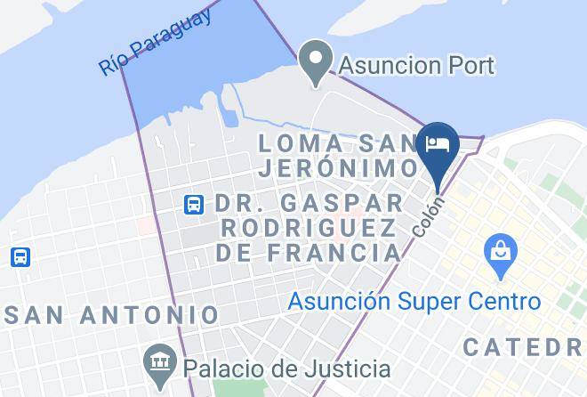 Asuncion - San Diego Hotel Maps