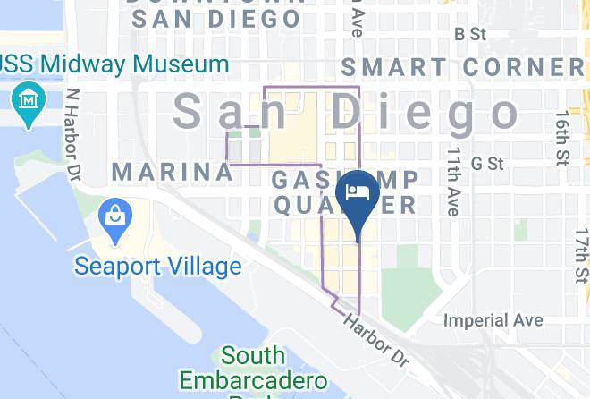 Residence Inn By Marriott San Diego Downtown Gaslamp Quarter Map
