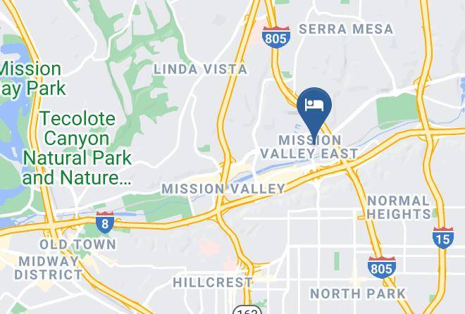 San Diego Marriott Mission Valley Map