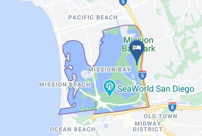 San Diego - San Diego Mission Bay Resort Maps