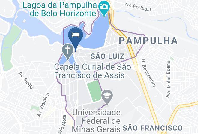 Belo Horizonte - San Diego Suites Pampulha Maps