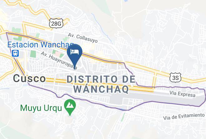 Wanchaq - San Francisco Cusco Hotel Maps