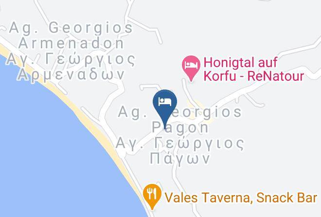Kerkira - San Georgio Hotel Maps