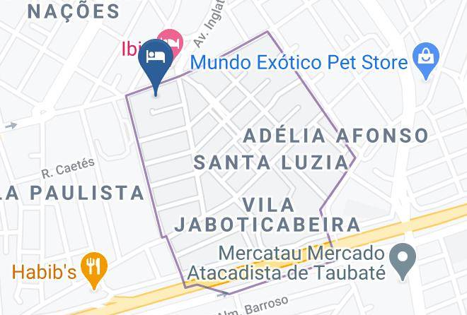 Taubate - San Gotard Palace Hotel Maps