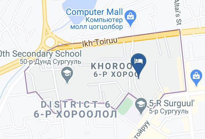 Ulaanbaatar - San Hotel Maps
