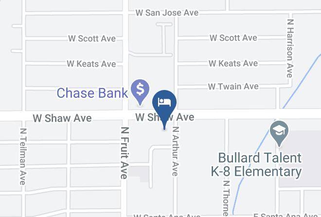 Fresno - San Joaquin Hotel Maps