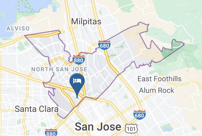 Santa Clara - San Jose Airport Inn Maps