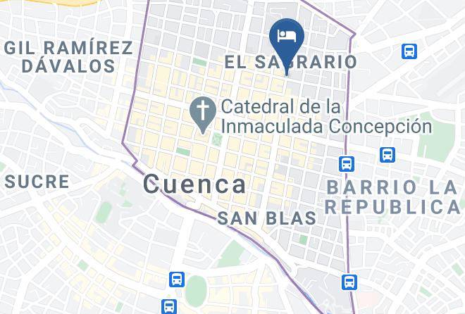 Cuenca - San Jose Hospedaje Maps