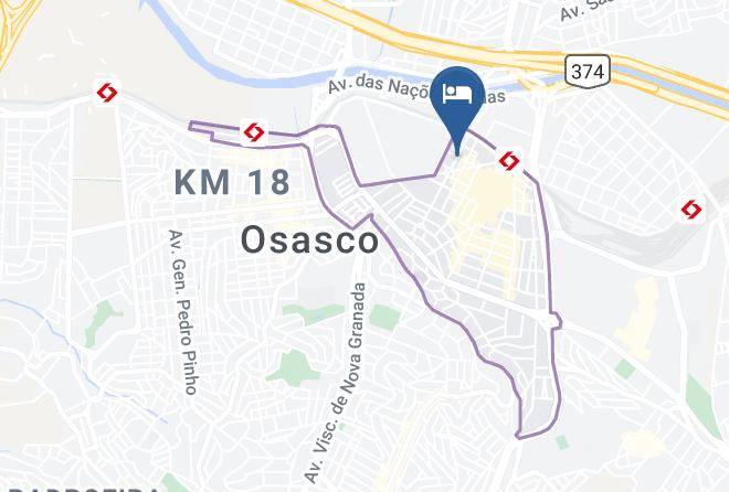 Osasco - Voa San Jose Palace Hotel Maps