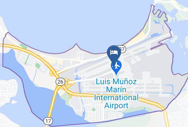 San Juan Airport Hotel Map