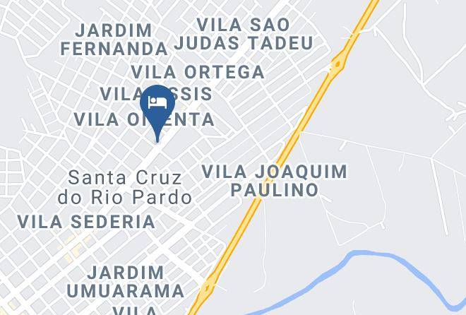 Santa Cruz Do Rio Pardo - San Juan Palace Hotel Maps