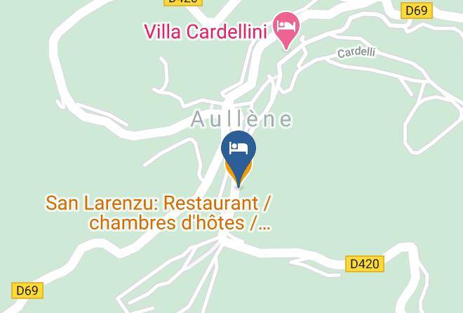 San Larenzu Chambres D'hotes Vente De Charcuterie Directe Map