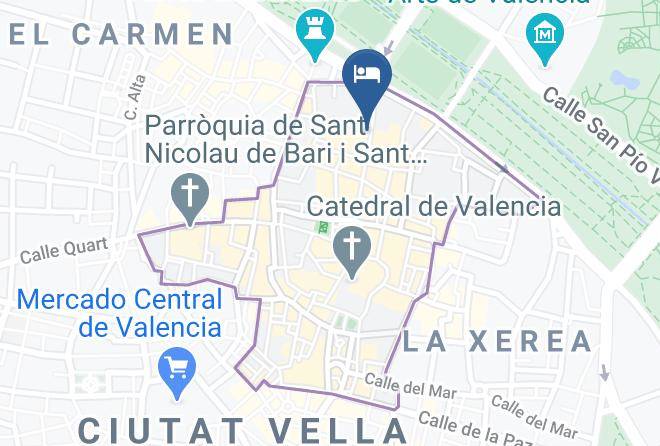 Valencia - San Lorenzo Hotel Boutique Maps