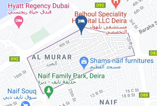 Dubai - San Marco Hotel Maps