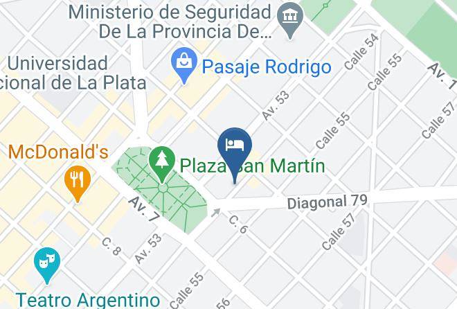 La Plata - San Marco Hotel Maps