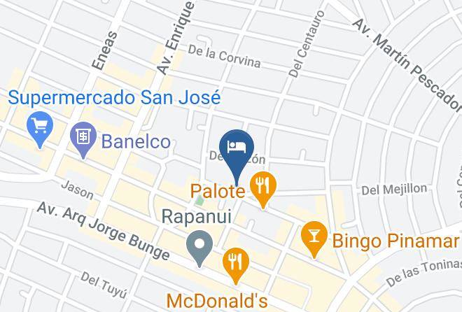 Pinamar - San Marco Hotel Maps