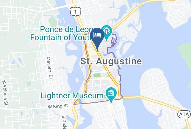 St Johns - Doubletree By Hilton Hotel St Augustine Historic District Maps