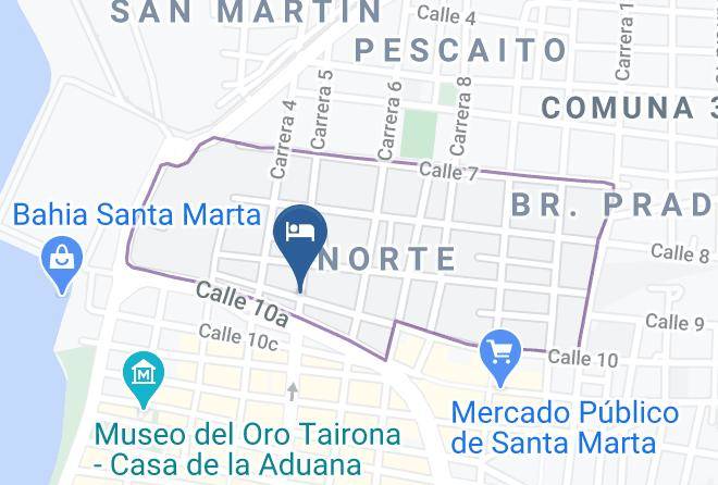 Santa Marta - San Marcos Taganga Maps