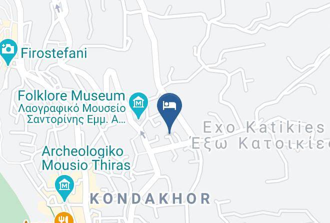 San Marino Suites Fira Santorini Map