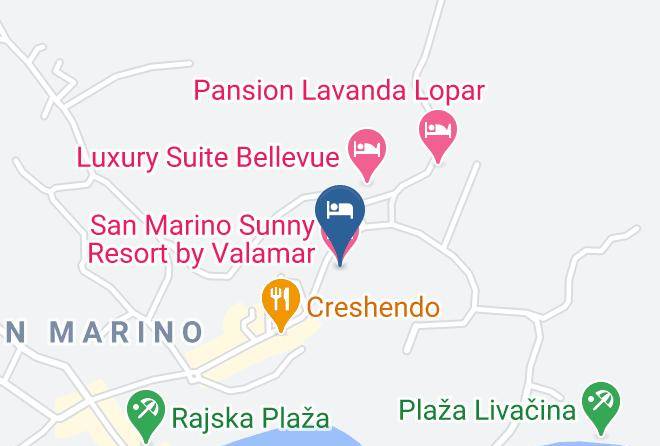 Lopar - San Marino Sunny Resort By Valamar Maps