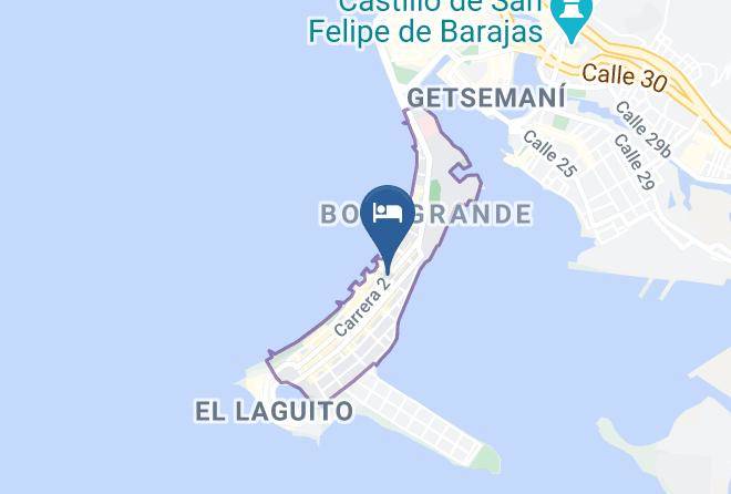 San Martin Cartagena Map