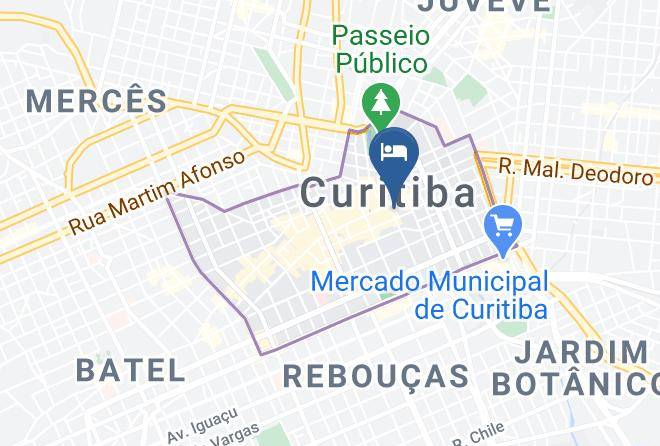 San Martin Hotel Curitiba Map