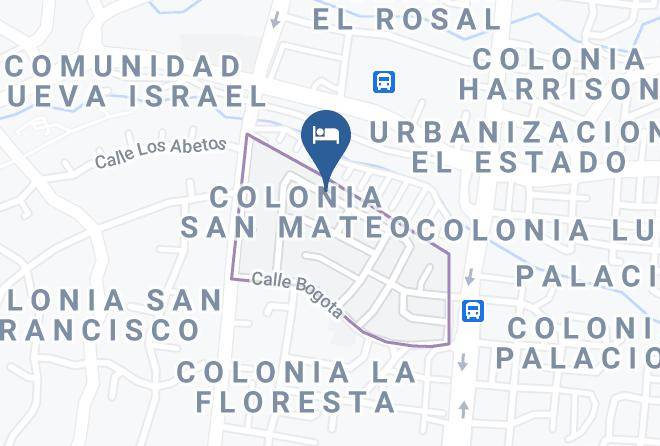Hotel San Mateo Map