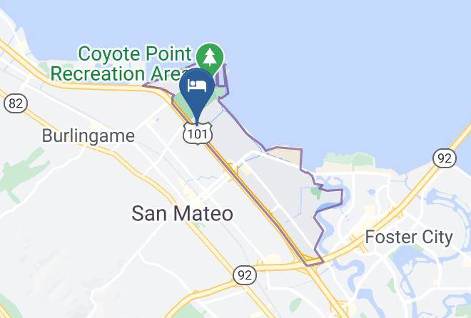 San Mateo Sfo Airport Hotel Map